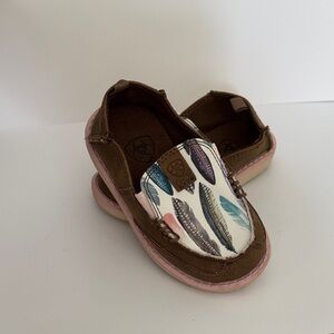 ARIAT Lil Stompers Anna Slip On Cruiser Casual Shoes Toddler Size 5